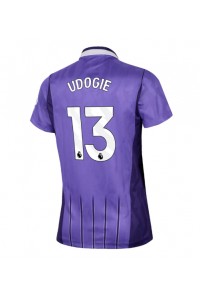Tottenham Hotspur Destiny Udogie #13 Fotballdrakt Tredje Klær Dame 2026-27 Korte ermer